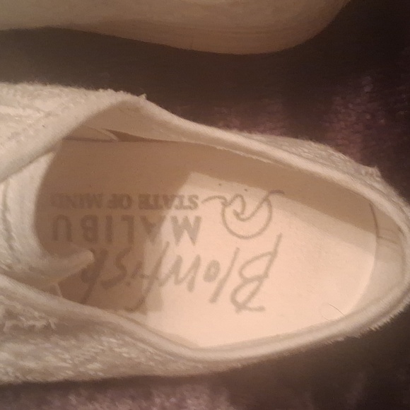 Blowfish White Floral Print Sneakers - Picture 2 of 4